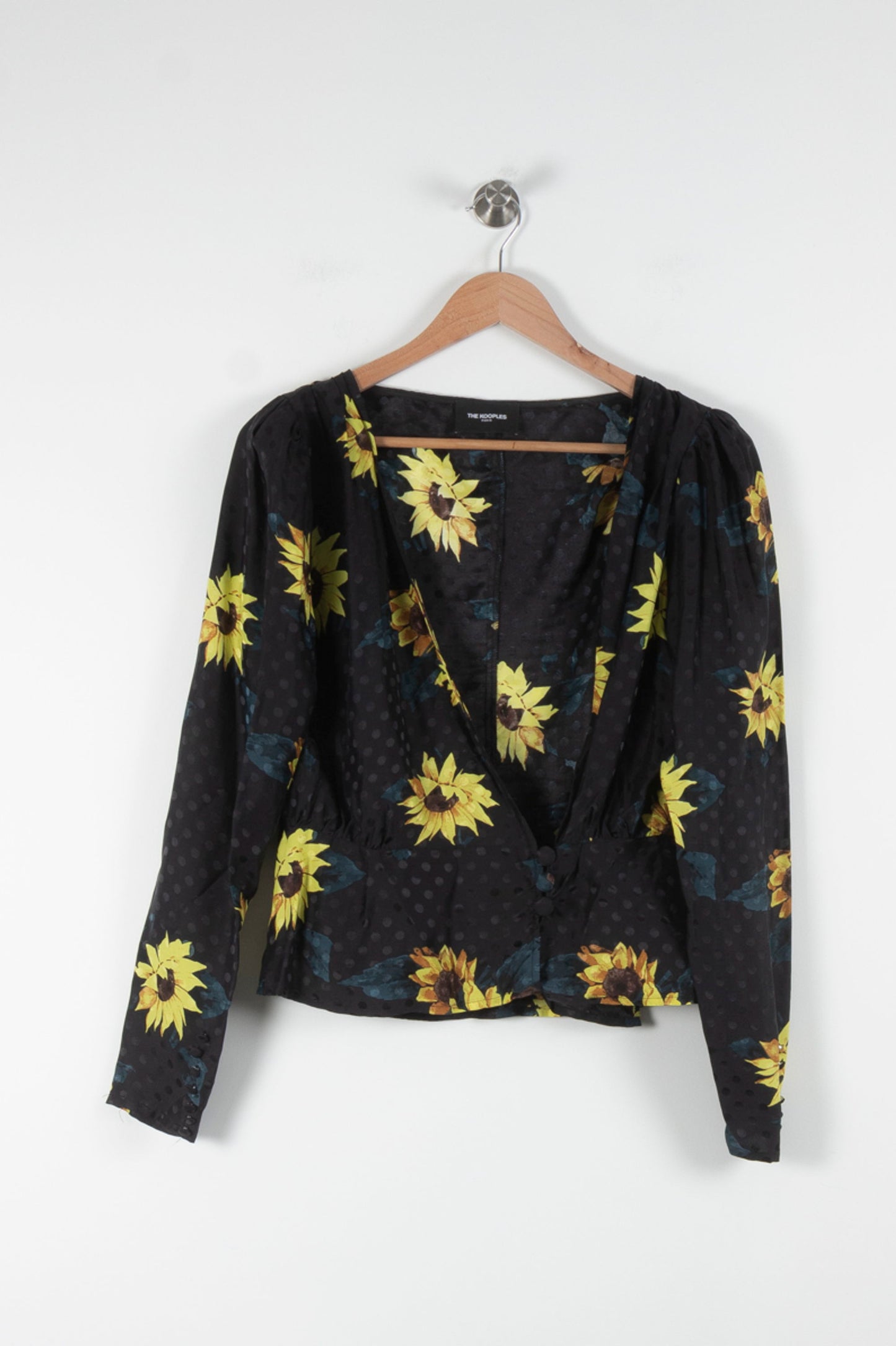 Blouse Noire et Jaune - Taille S/36