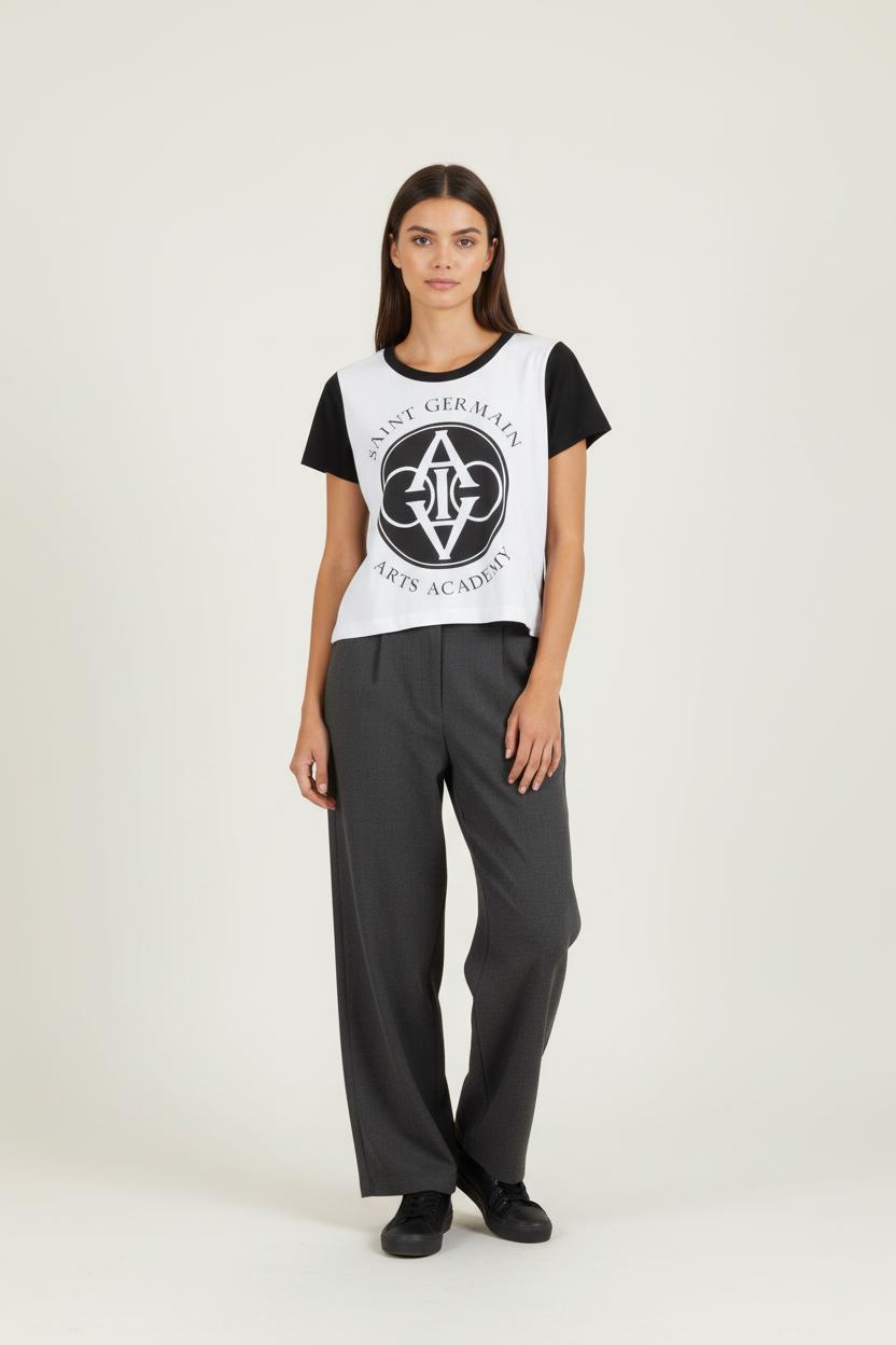 Tee-shirt Noir et Blanc - Taille S/36