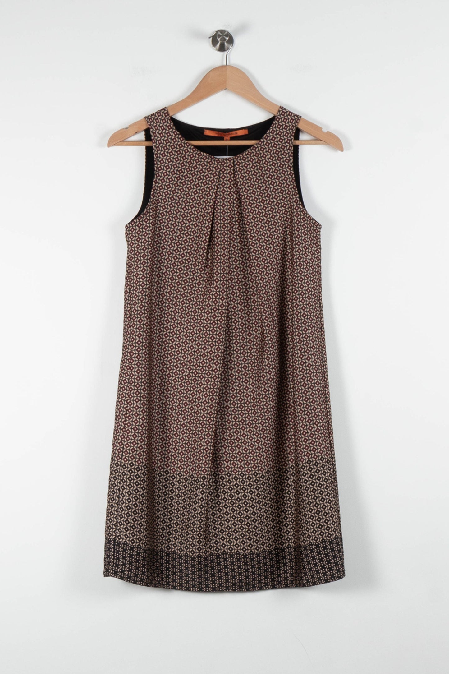 Robe Sans Manches Bordeaux et Noir - Taille S/36