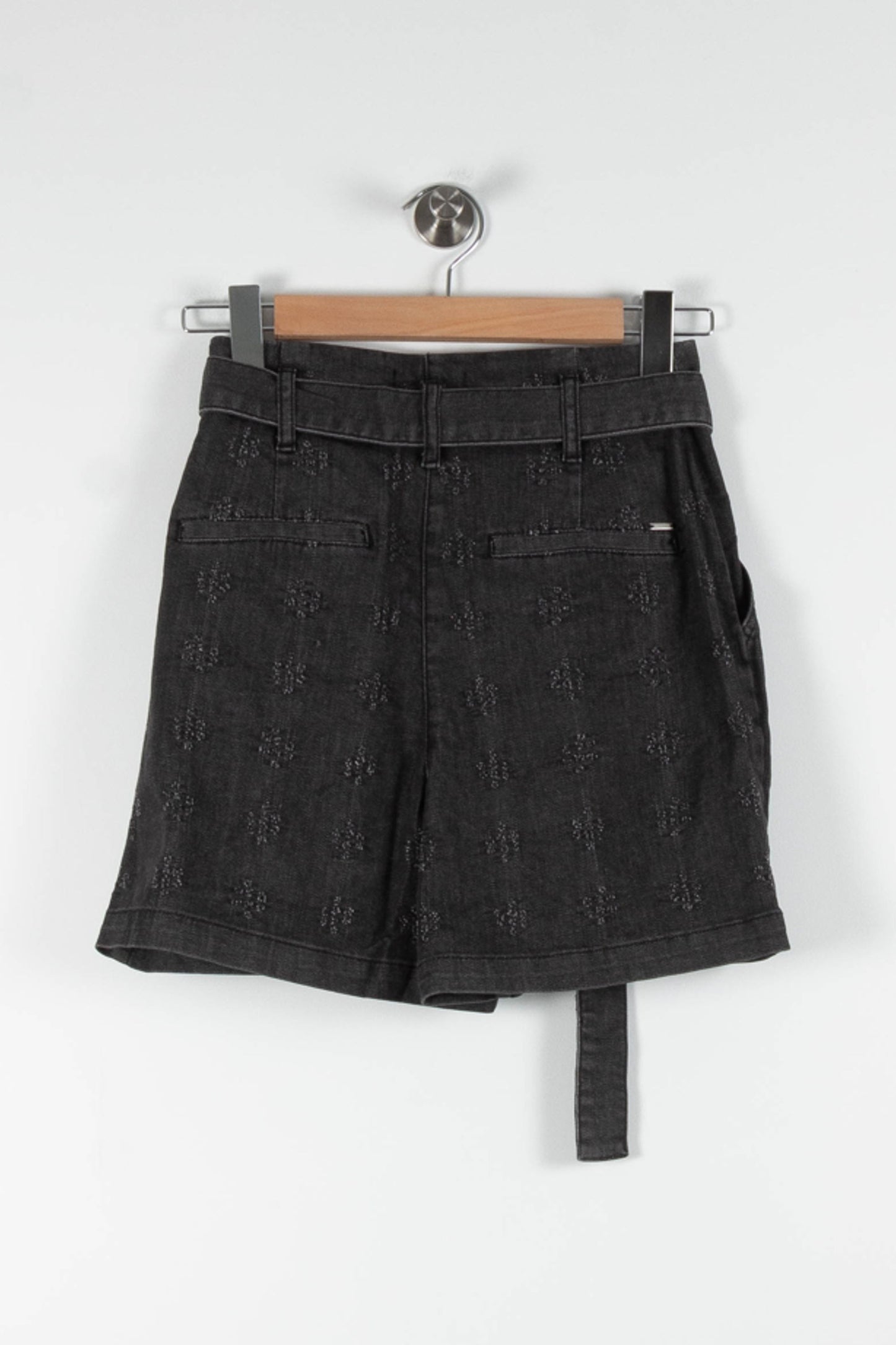 Short Ceinturé Gris - Taille S/36