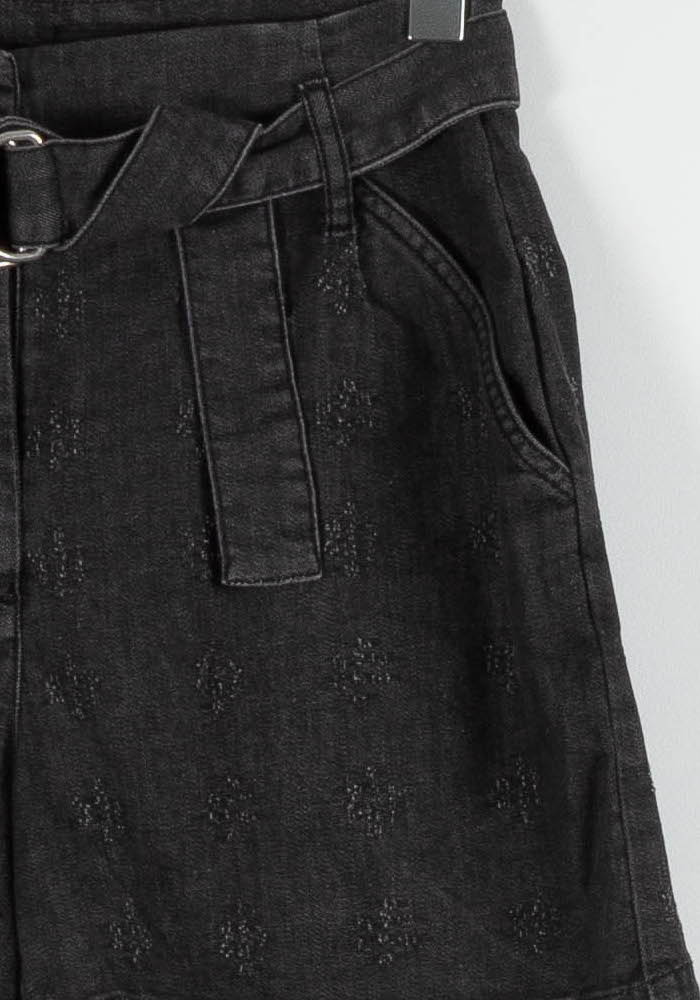 Short Ceinturé Gris - Taille S/36