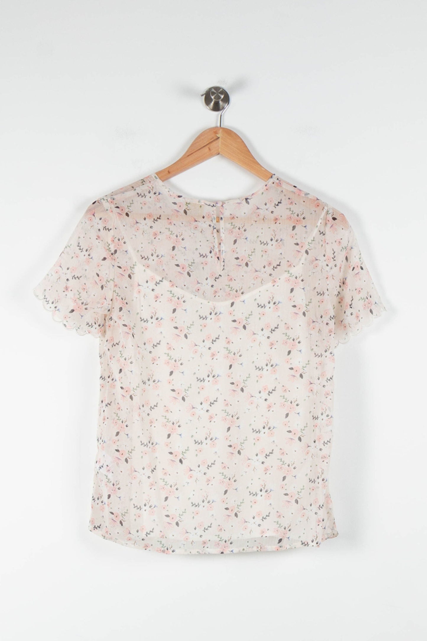 Blouse Rose et Blanche - Taille XS/34