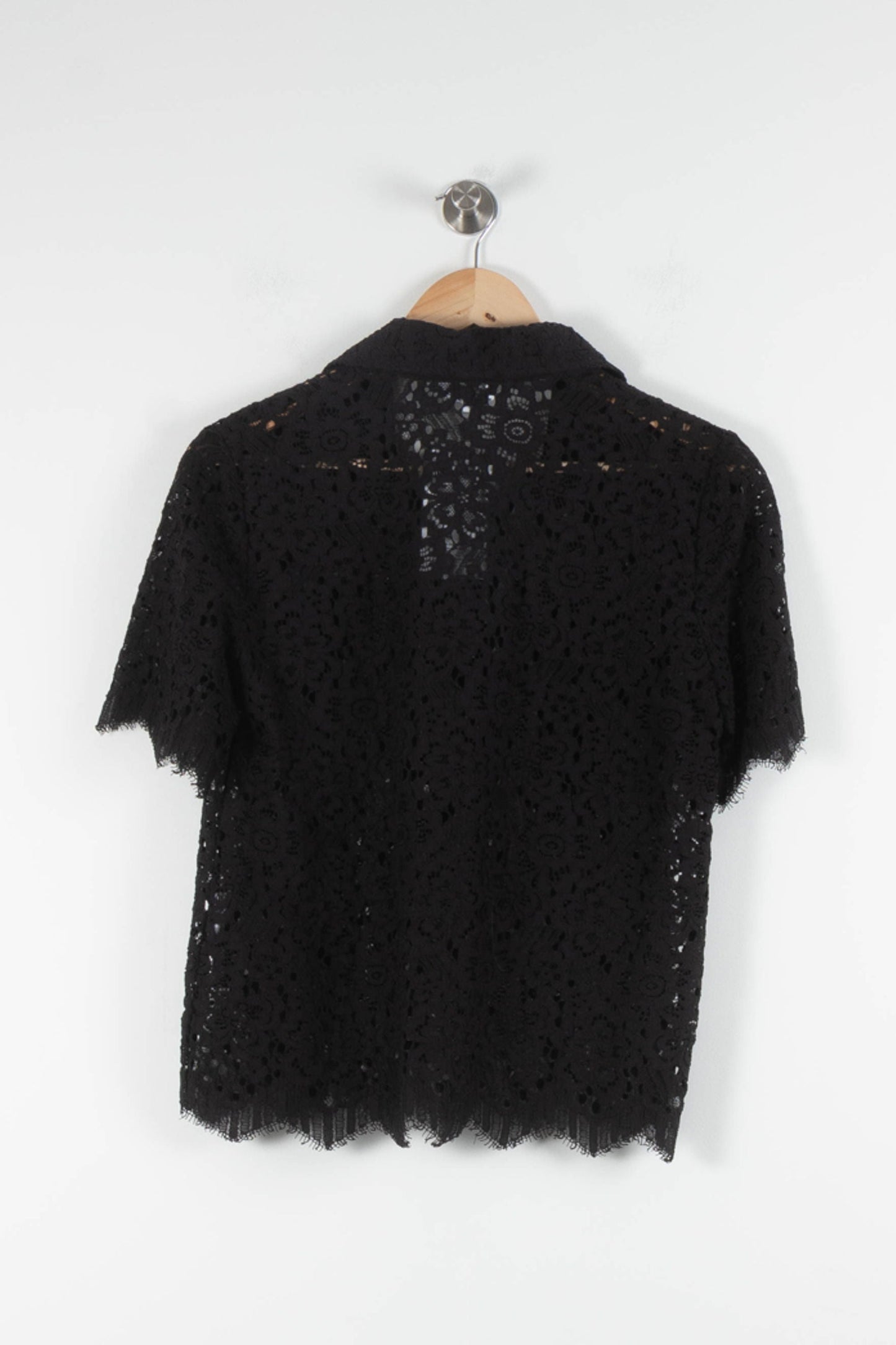 Blouse Dentelle Noire - Taille S/36