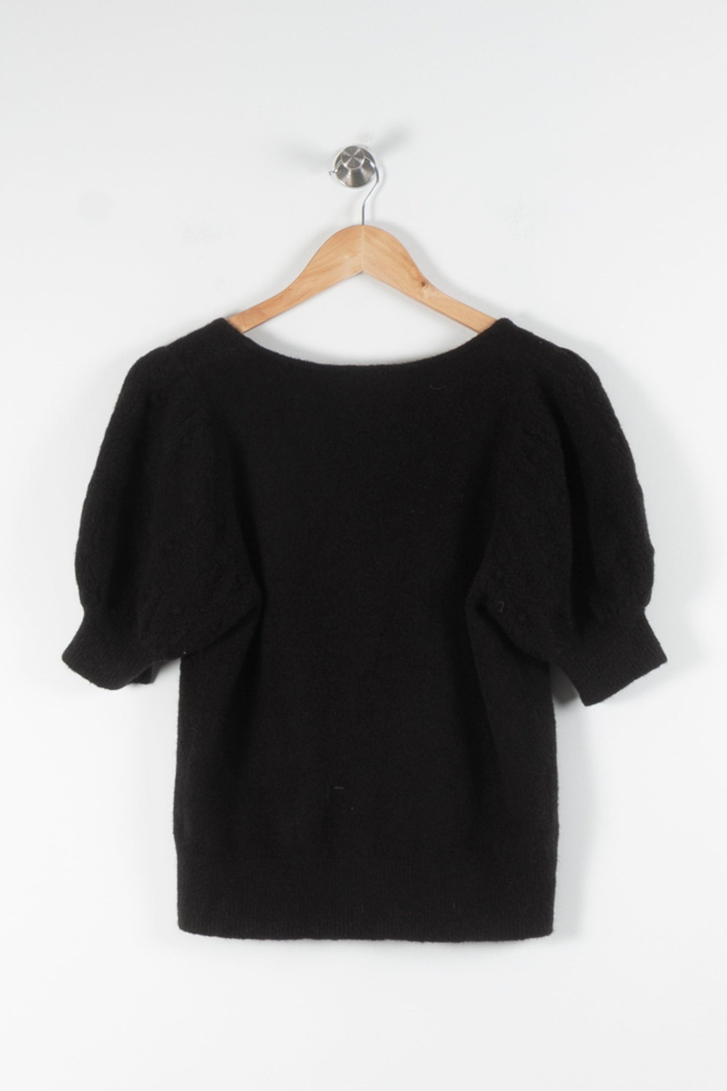 Pull Manches Courtes Noir - Taille S/36