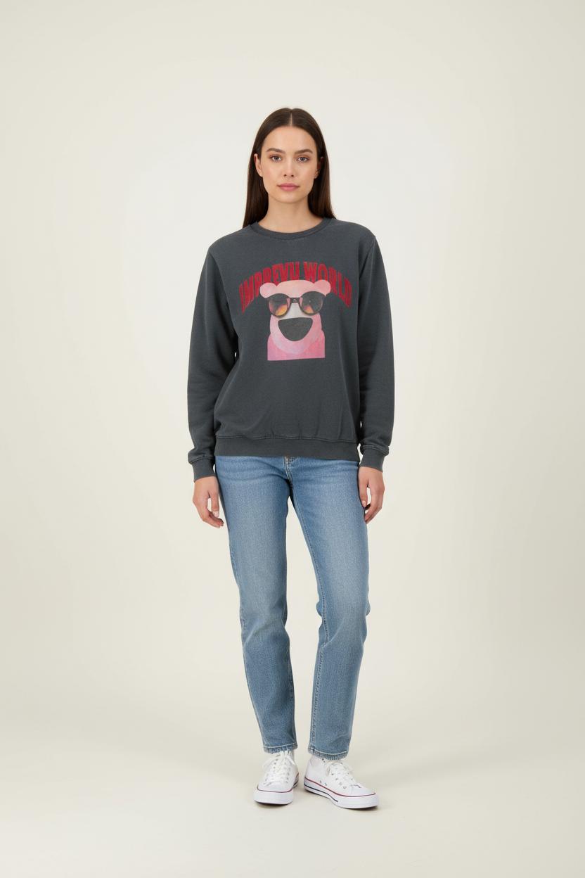 Sweatshirt Gris - Taille M/38