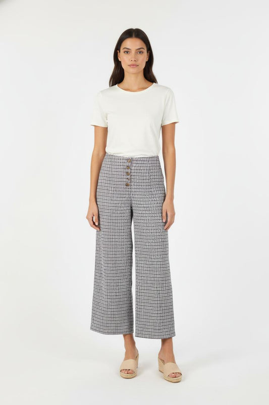 Pantalon À Carreaux Multicolore - Taille L/40