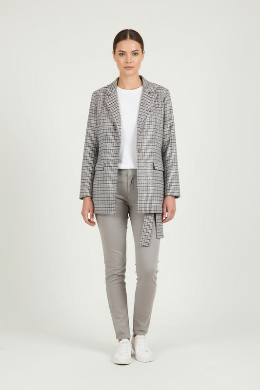 Blazer Carreaux Multicolore - Taille L/40