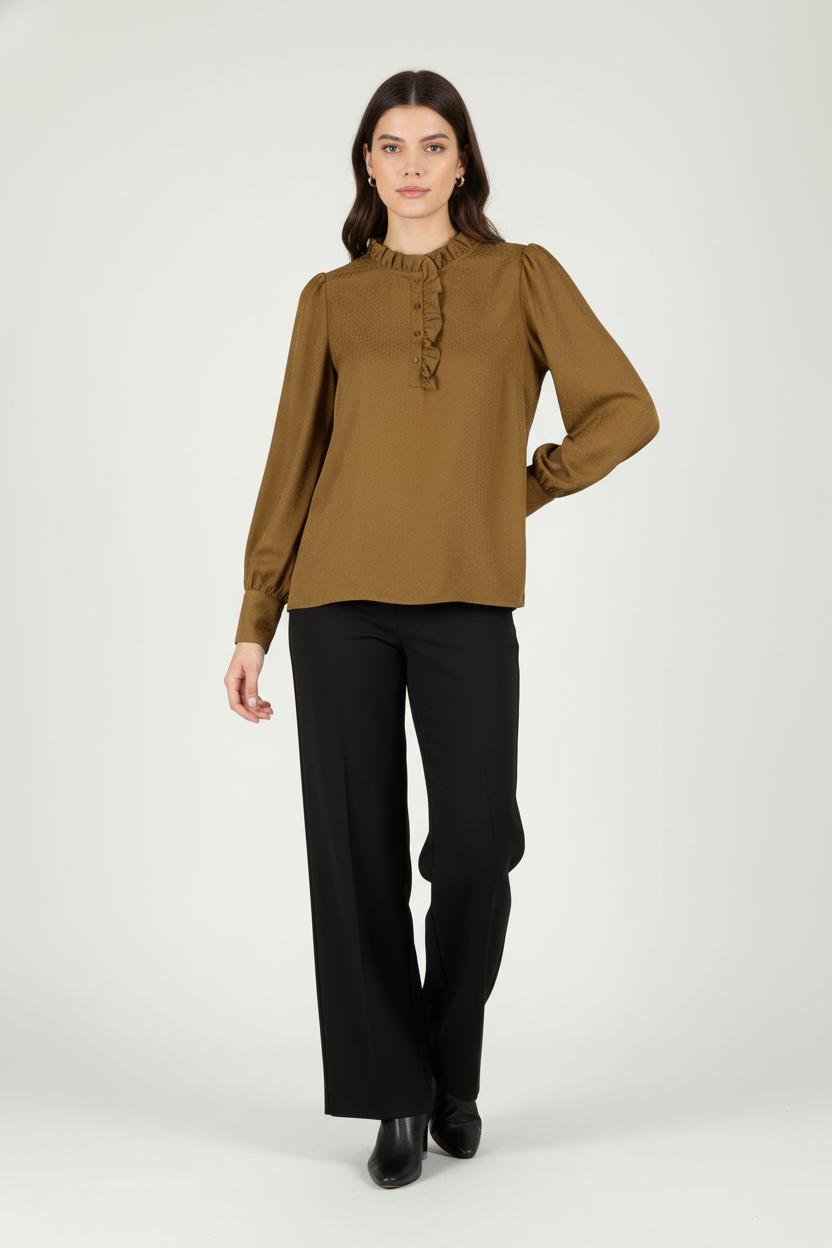 Blouse marron - Taille XXL/44