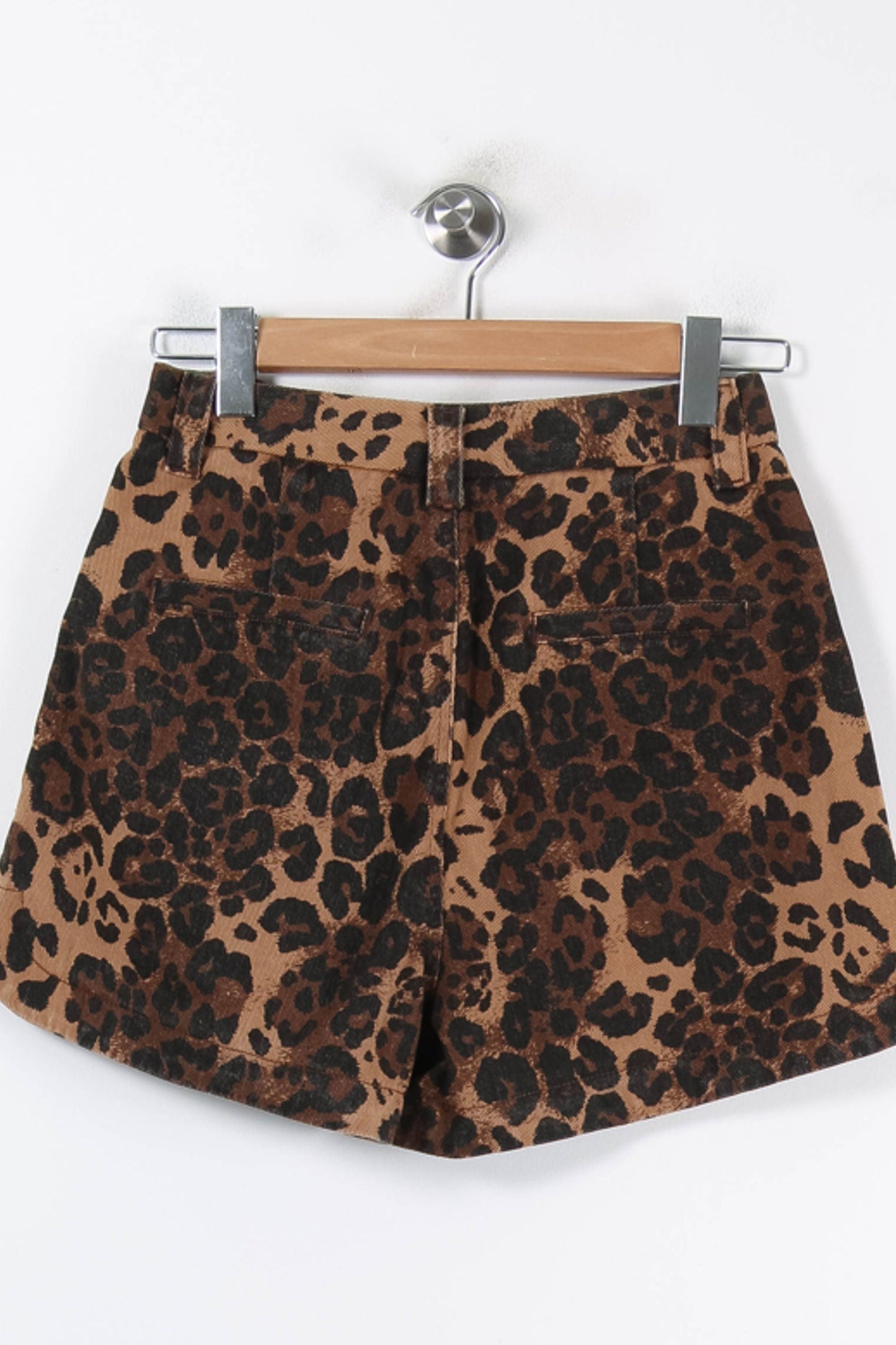 Short Léopard Marron et Noir - Taille S/36