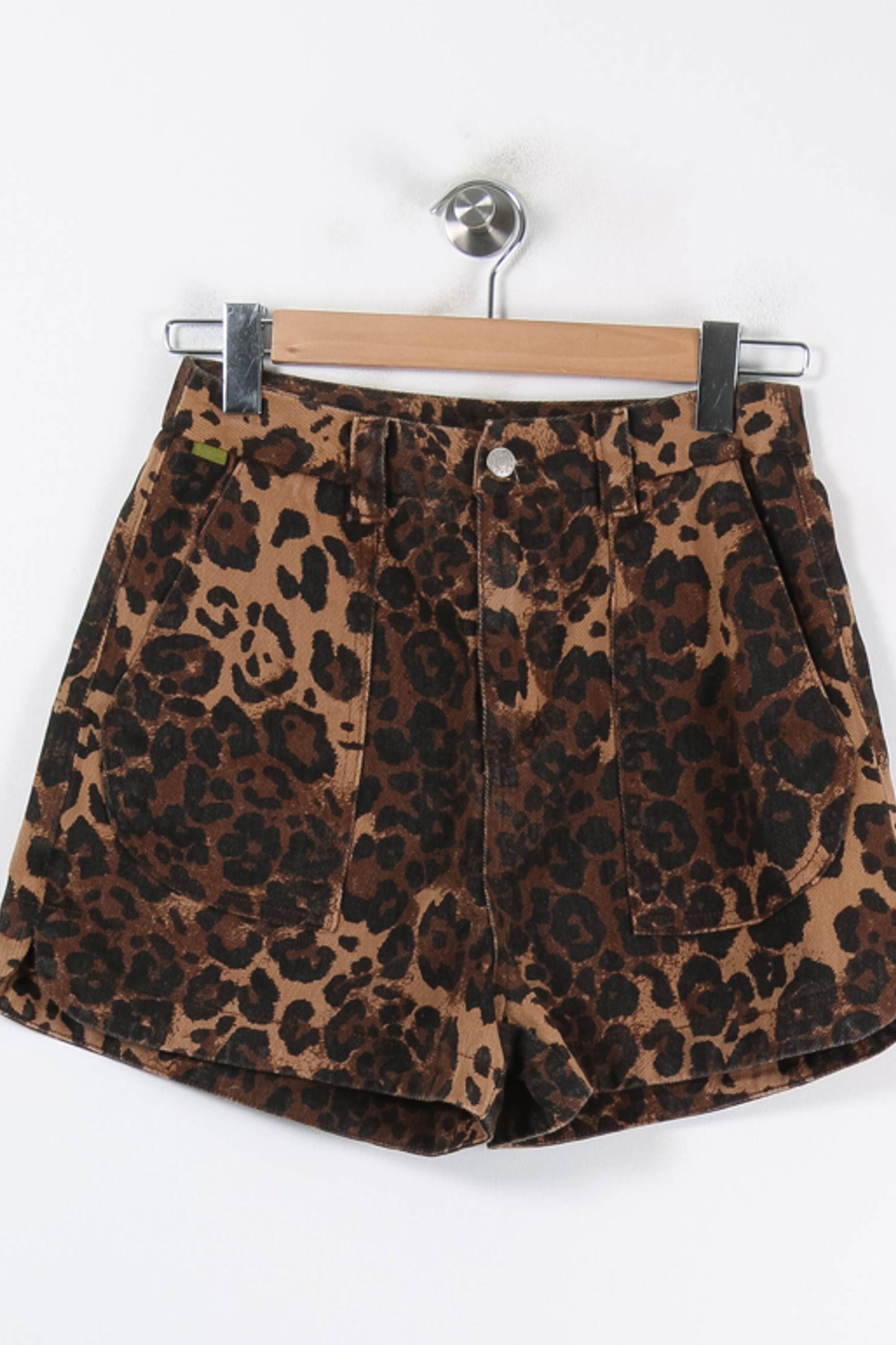Short Léopard Marron et Noir - Taille S/36