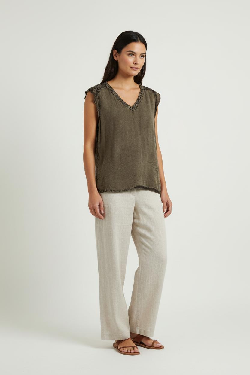 Blouse Verte - Taille S/36