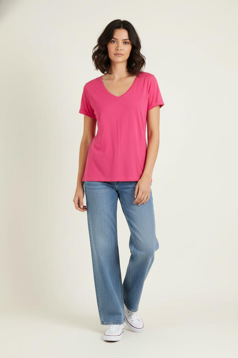 Tee-shirt Rose - Taille S/36