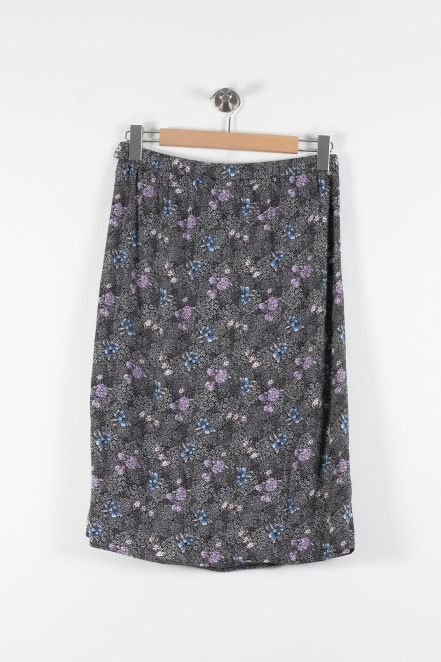 Jupe Midi Grise et Violette - Taille M/38