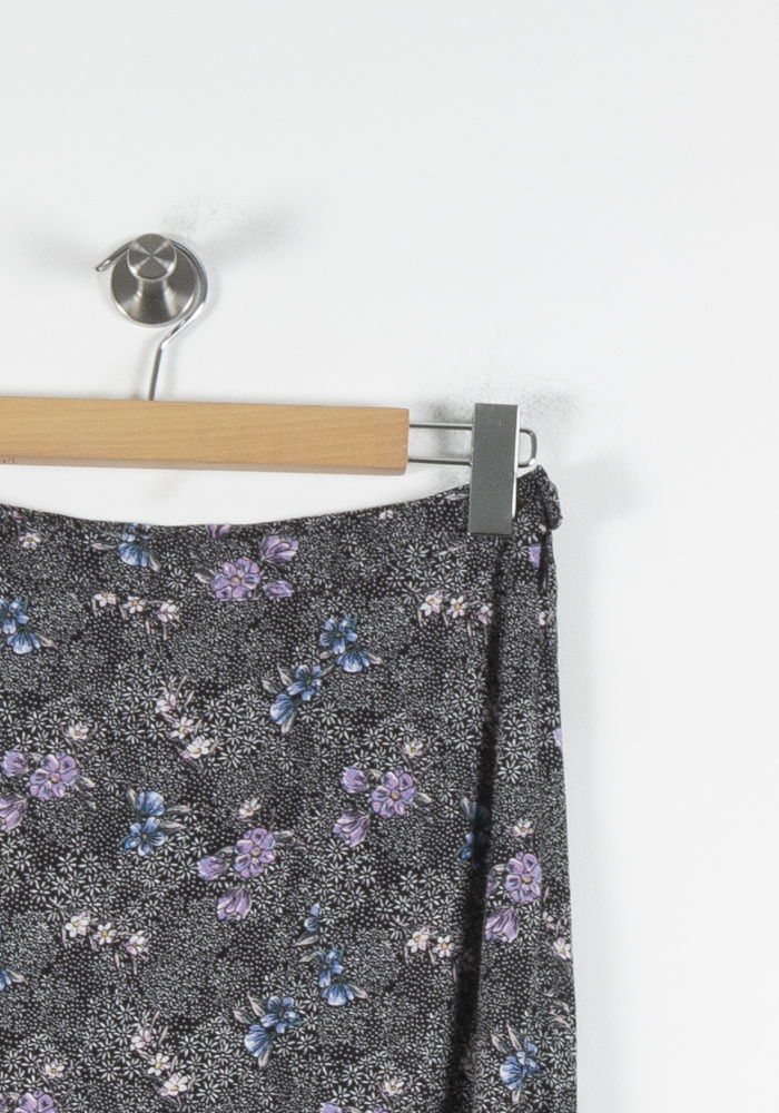 Jupe Midi Grise et Violette - Taille M/38