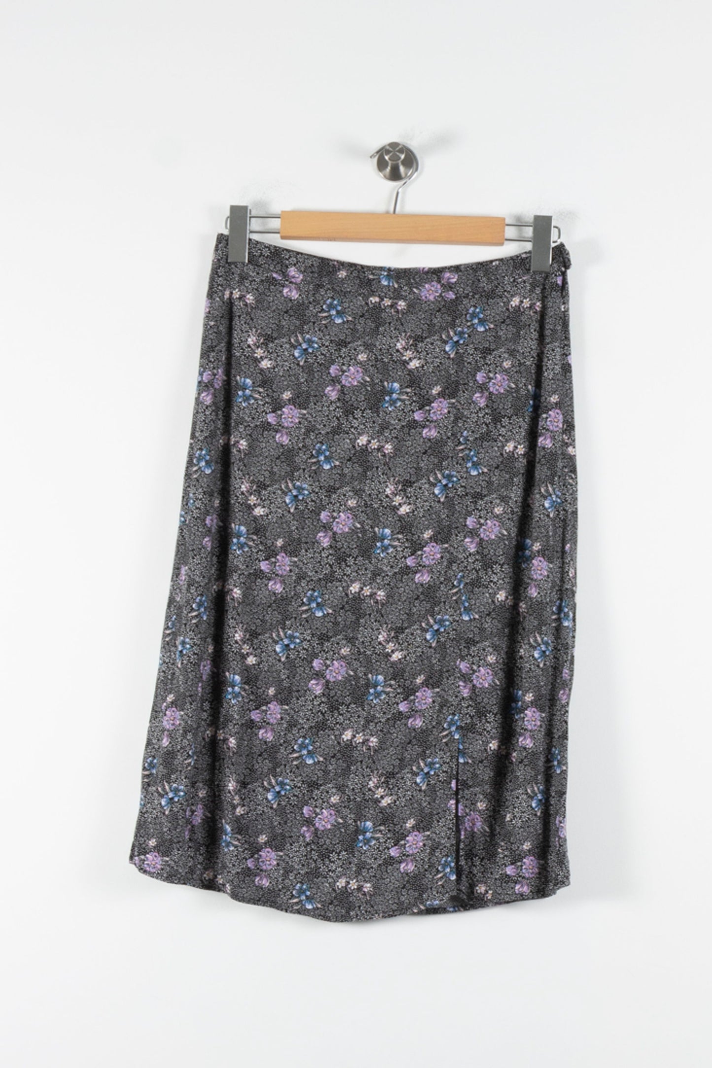 Jupe Midi Grise et Violette - Taille M/38