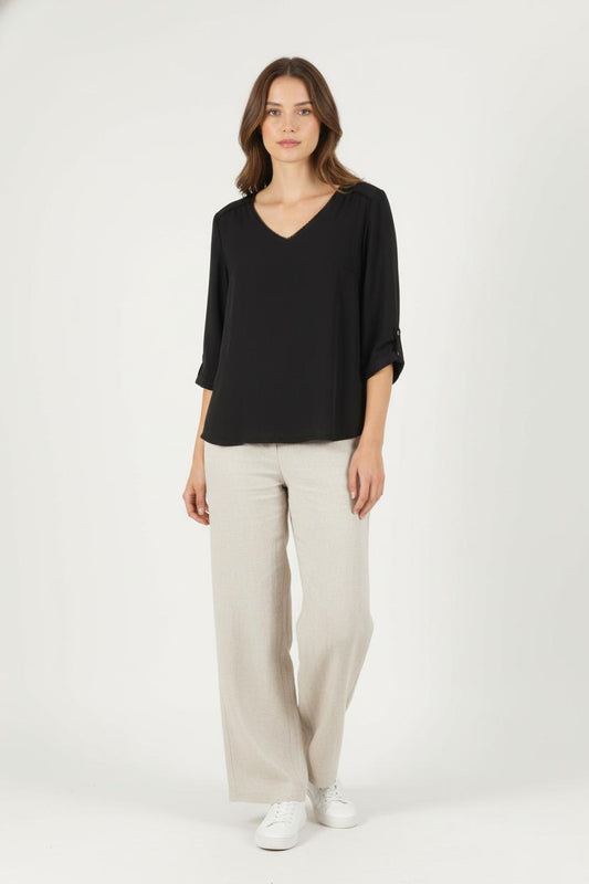 Blouse noire - Taille L/40