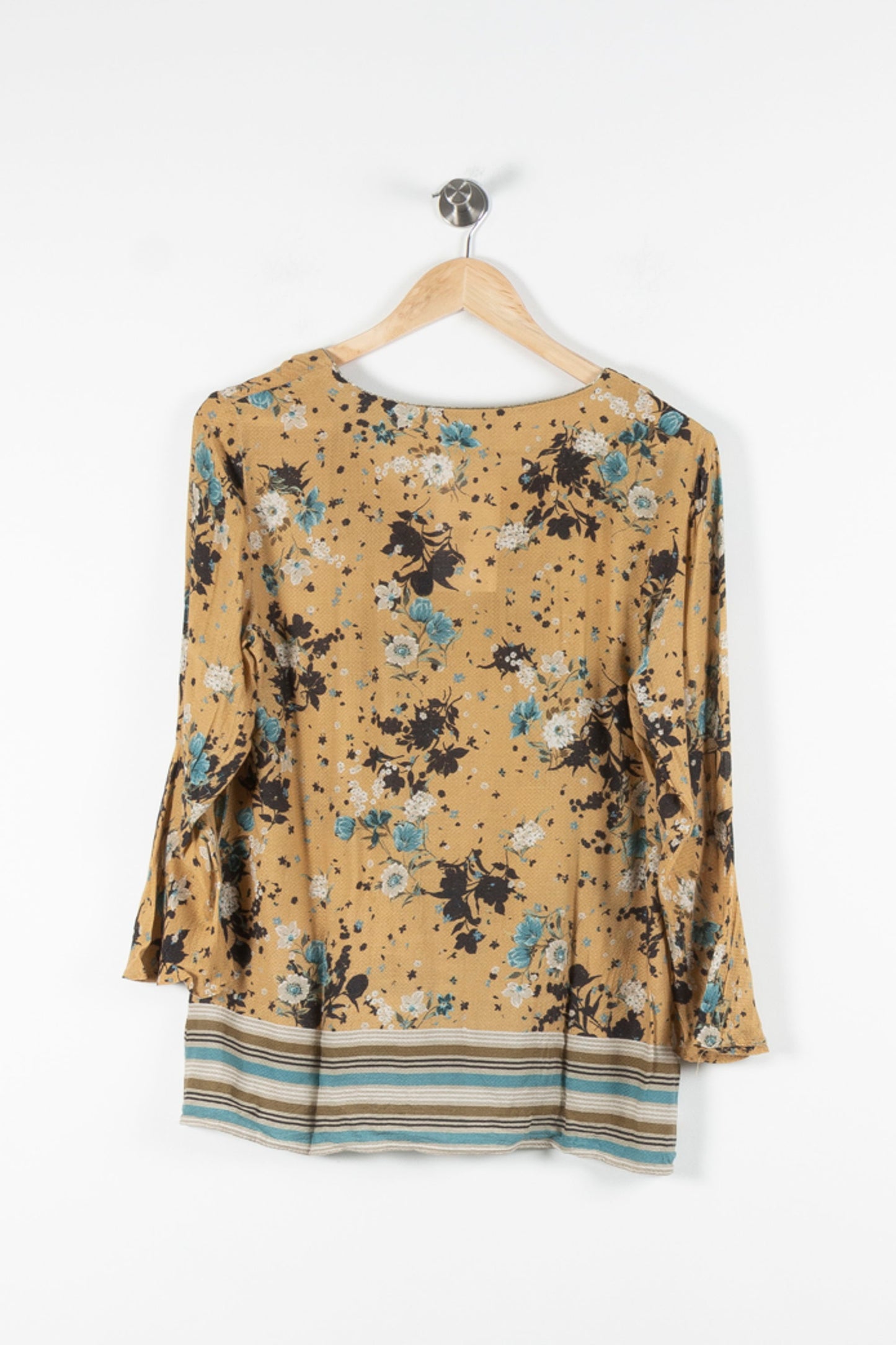 Blouse Jaune et Bleu - Taille M/38