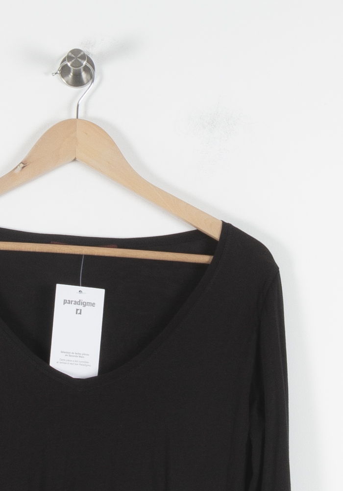 T-shirt Manches Longues Noir - Taille M/38