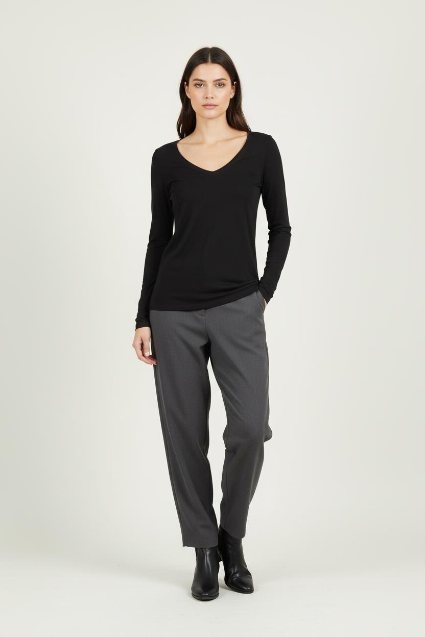 T-shirt Manches Longues Noir - Taille M/38