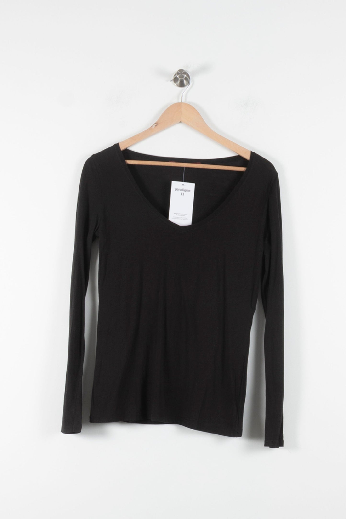 T-shirt Manches Longues Noir - Taille M/38