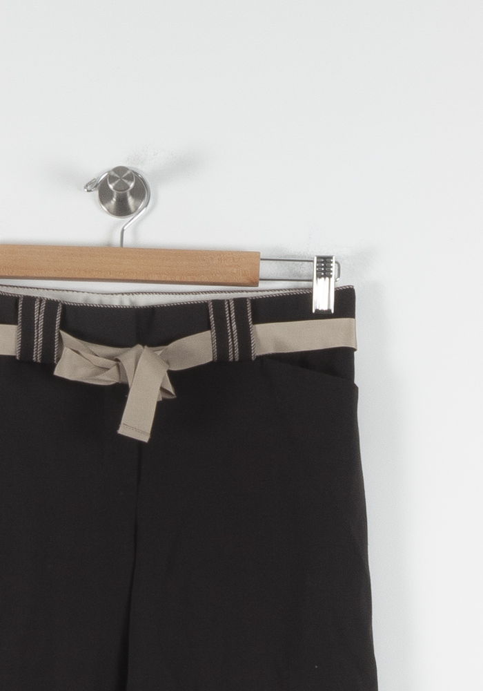 Bermuda Noir et Beige - Taille M/38