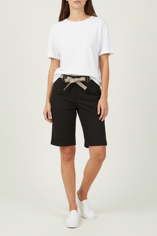 Bermuda Noir et Beige - Taille M/38