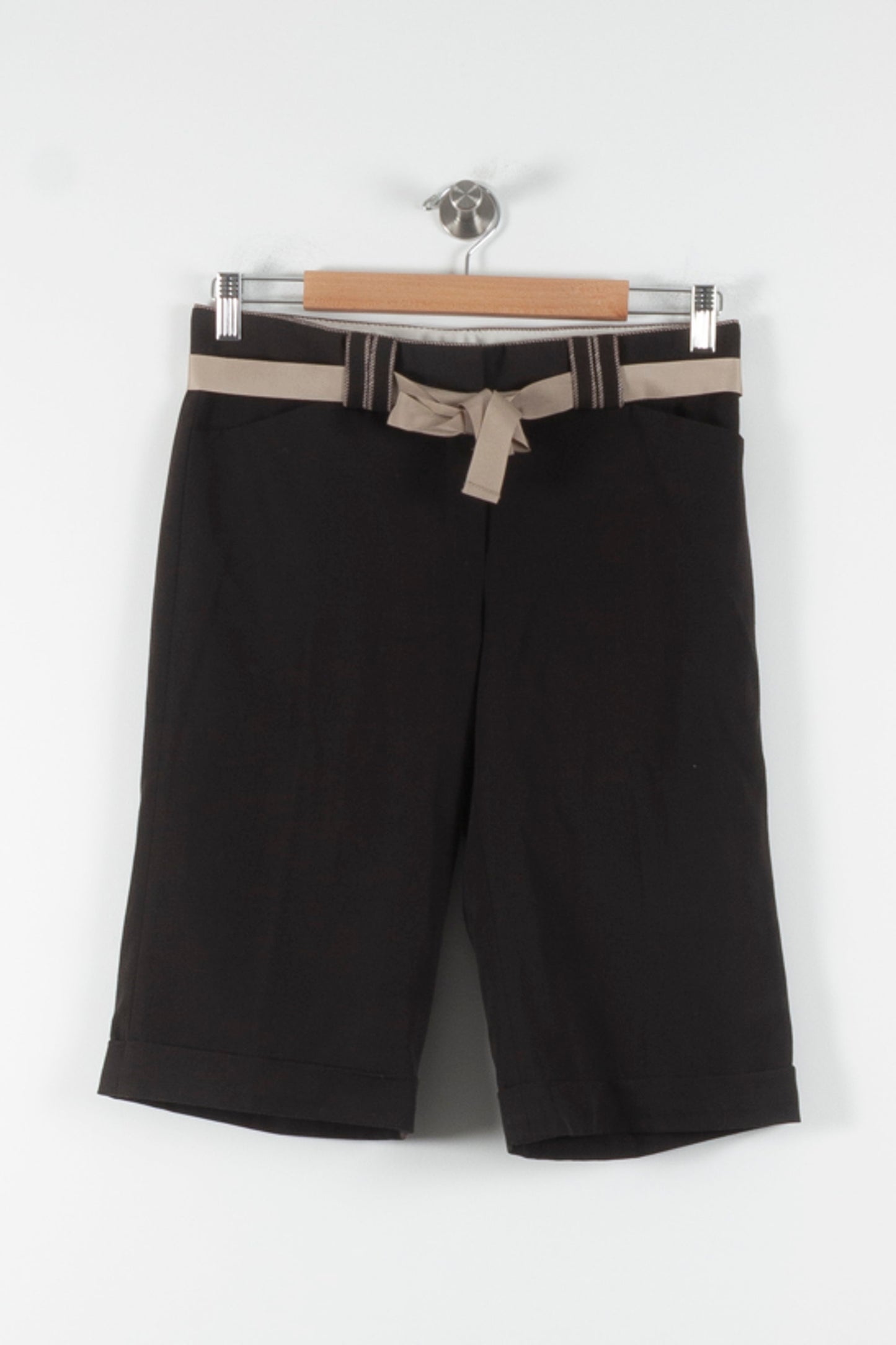 Bermuda Noir et Beige - Taille M/38