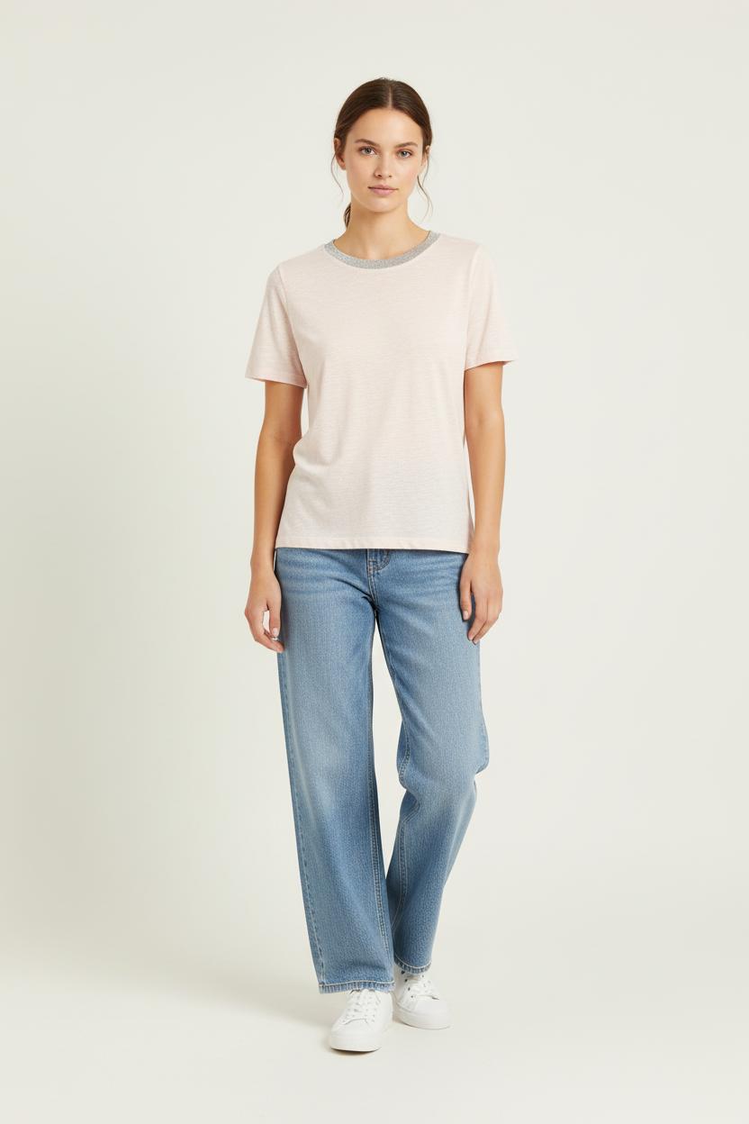 Tee-shirt Rose - Taille S/36