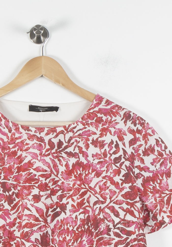 Blouse Rouge et Blanche - Taille S/36