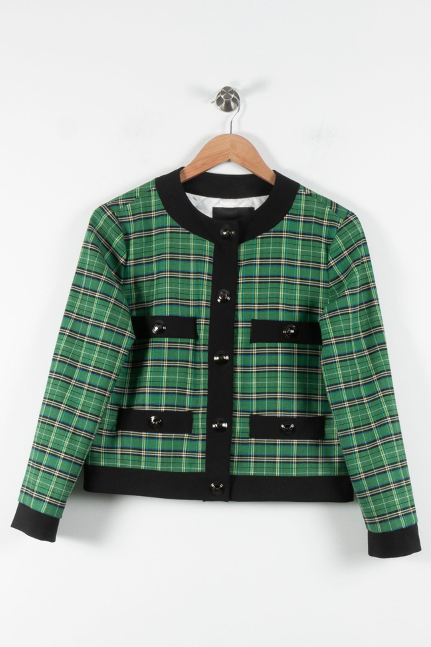 Veste Courte Verte et Noire - Taille M/38