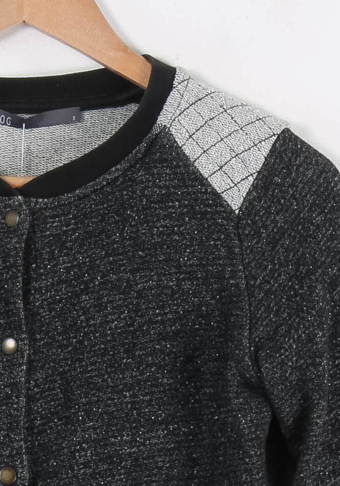 Blouson Gris et Blanc - Taille S/36