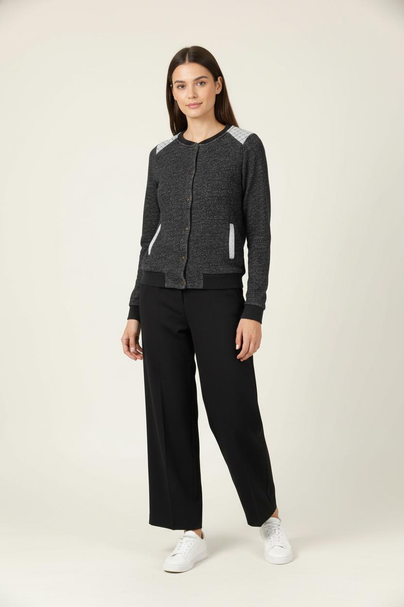 Blouson Gris et Blanc - Taille S/36