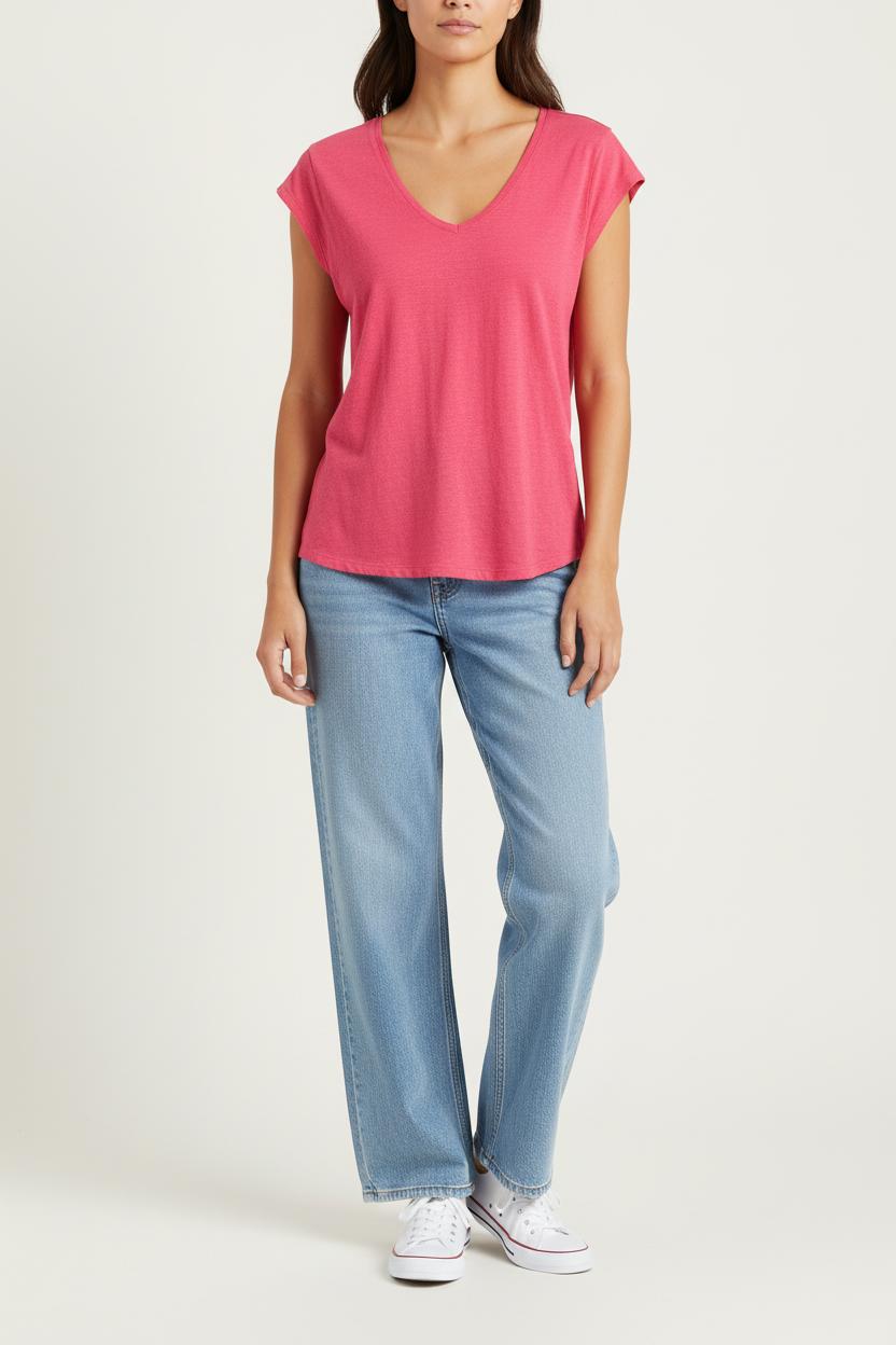 Tee-shirt Rose - Taille S/36