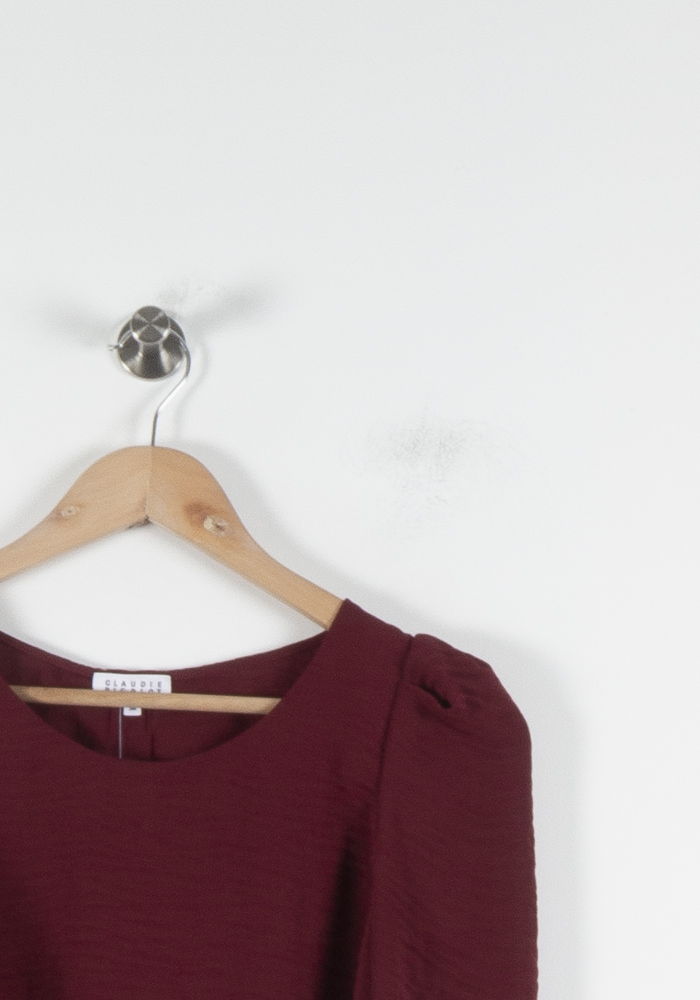 Blouse Bordeaux - Taille S/36