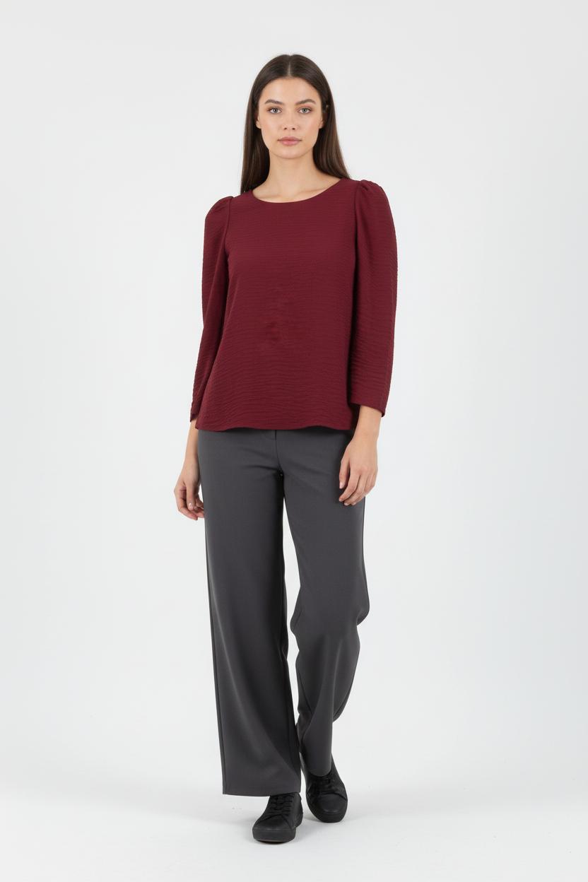 Blouse Bordeaux - Taille S/36