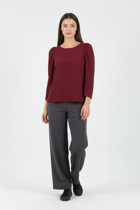 Blouse Bordeaux - Taille S/36
