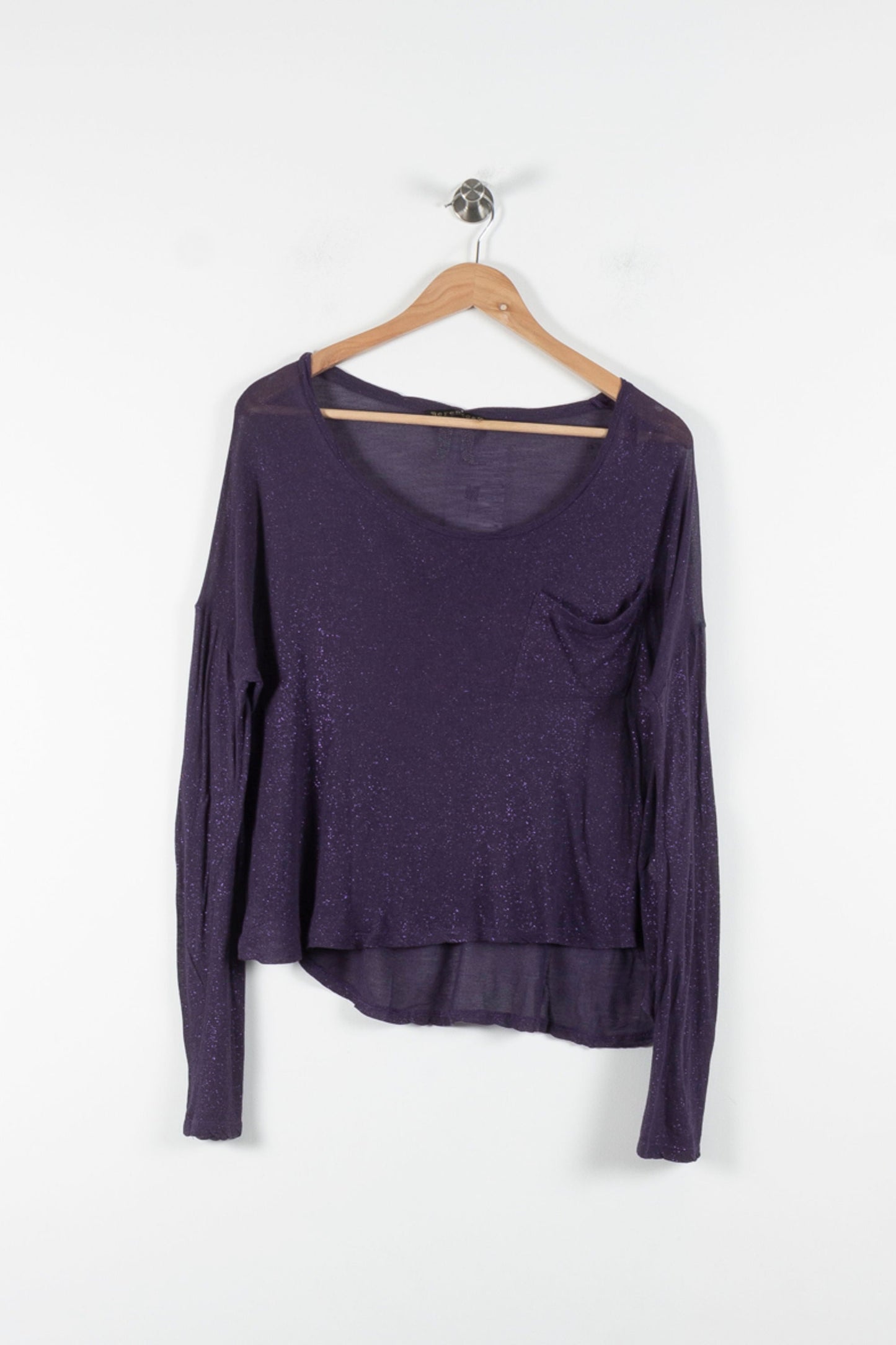 Tee-shirt Manches Longues Violet - Taille L/40