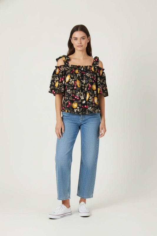 Blouse multicolore - Taille S/36