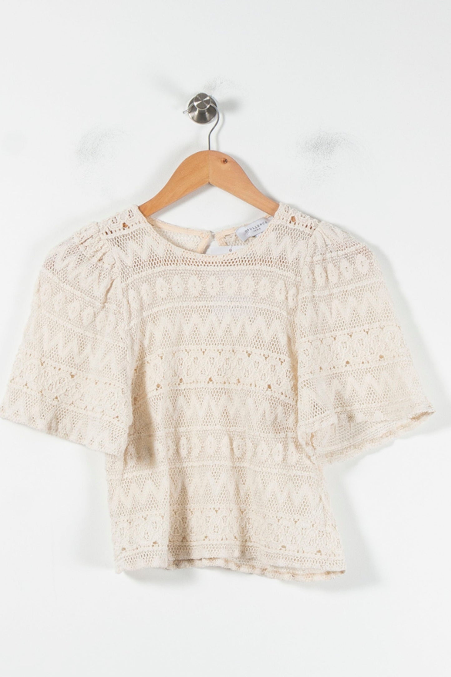 Blouse Dentelle Beige - Taille M/38