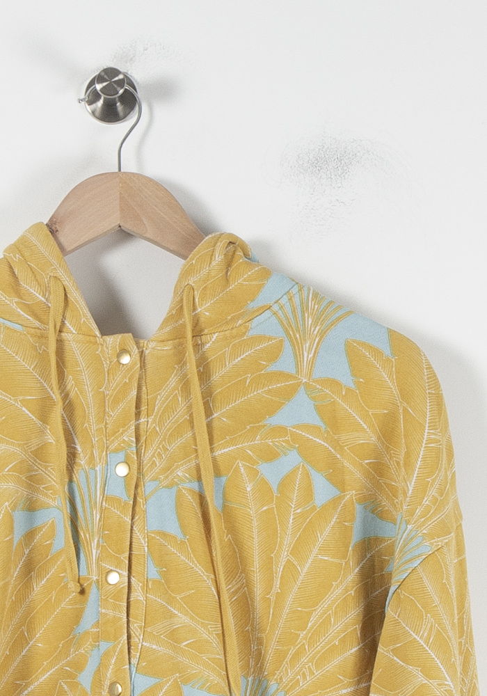 Sweat à Capuche Jaune et Bleu - Taille S/36