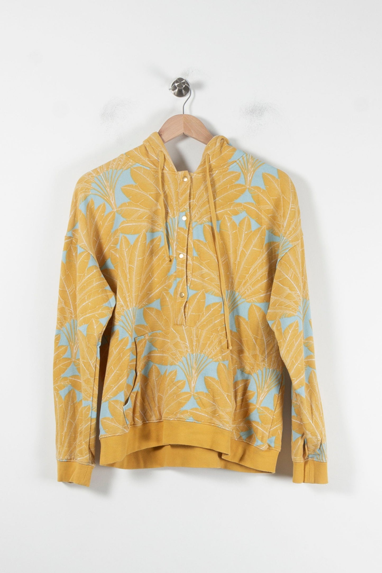 Sweat à Capuche Jaune et Bleu - Taille S/36