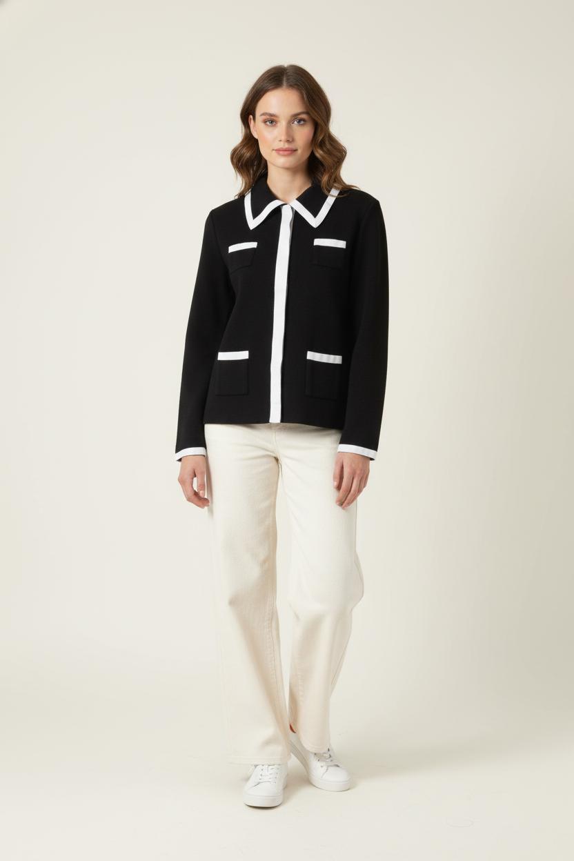 Veste Noire et Blanche - Taille M/38