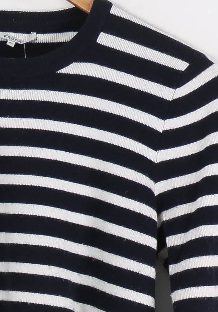 Pull Rayé Noir et Blanc - Taille M/38