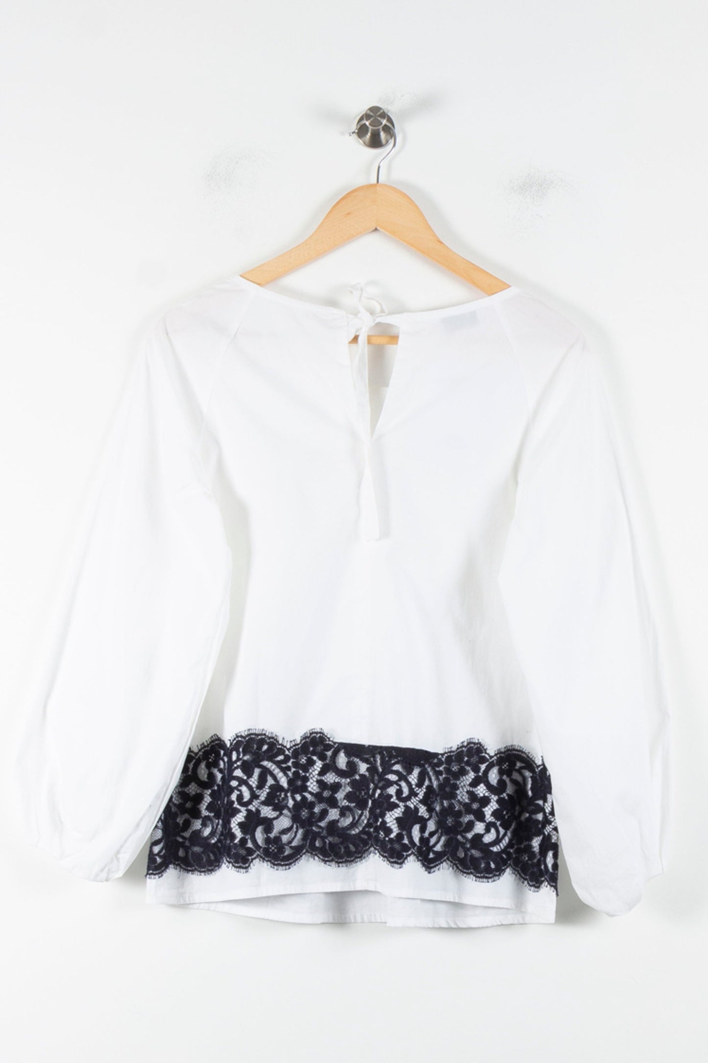 Blouse Blanche et Noire - Taille M/38