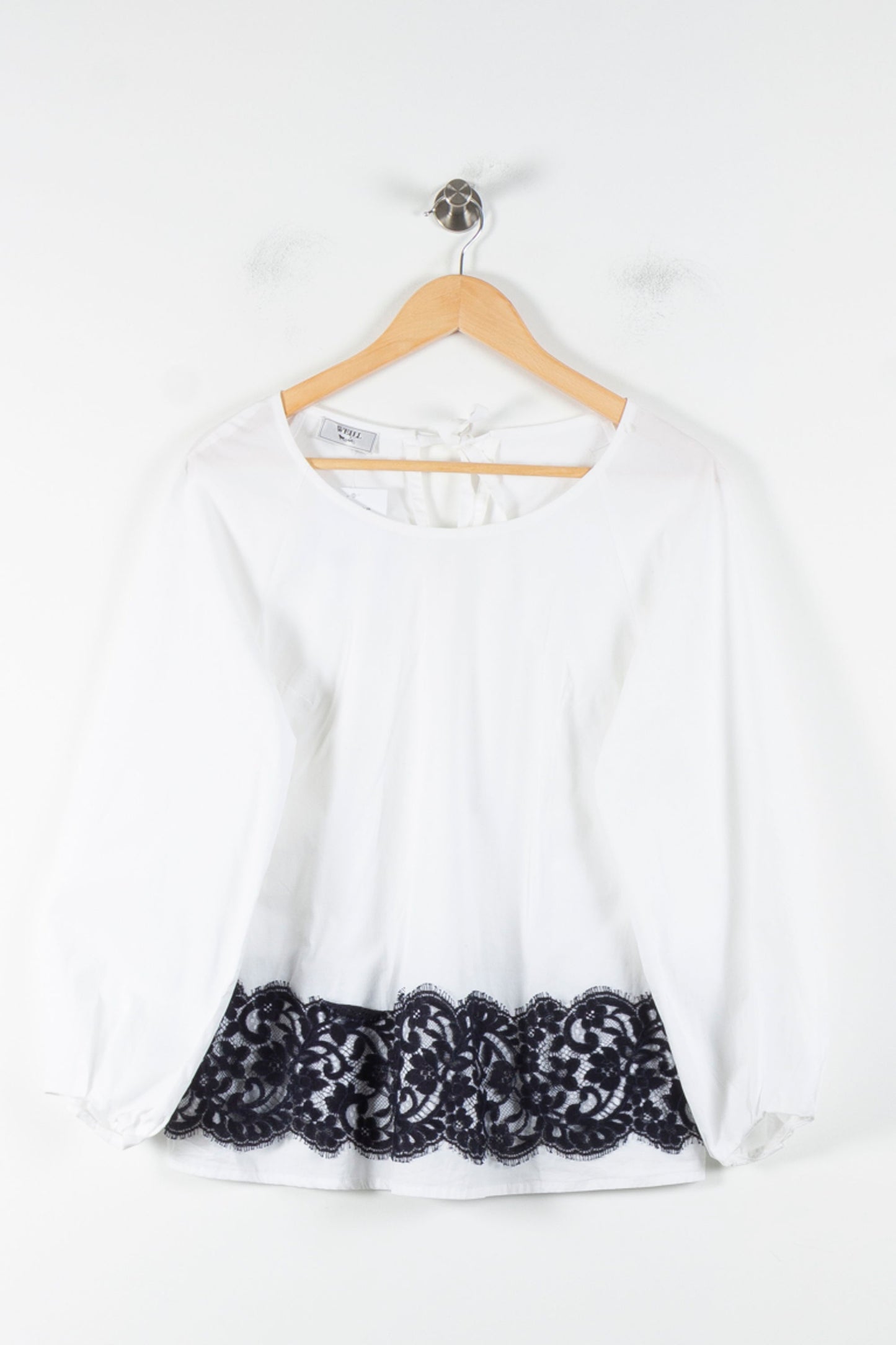 Blouse Blanche et Noire - Taille M/38