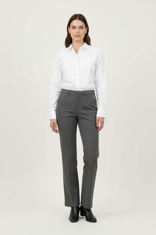 Pantalon Droit Gris - Taille XS/34