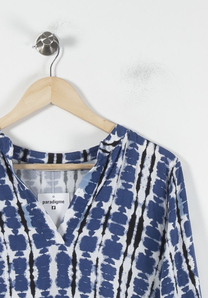 Blouse Bleue et Blanche - Taille XL/42