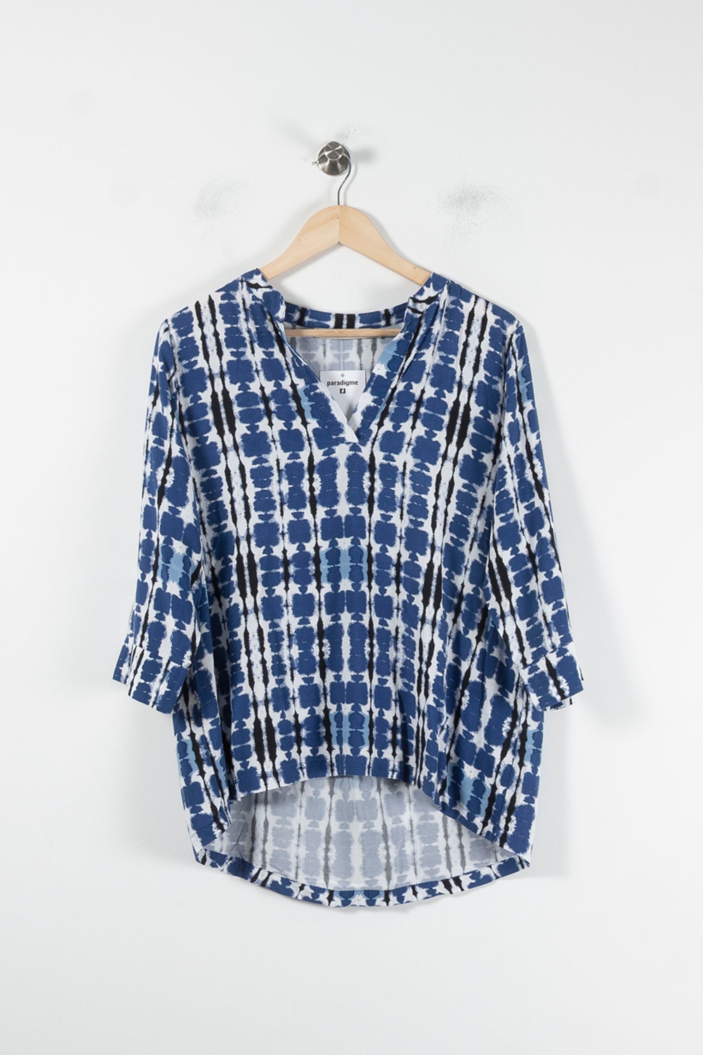 Blouse Bleue et Blanche - Taille XL/42