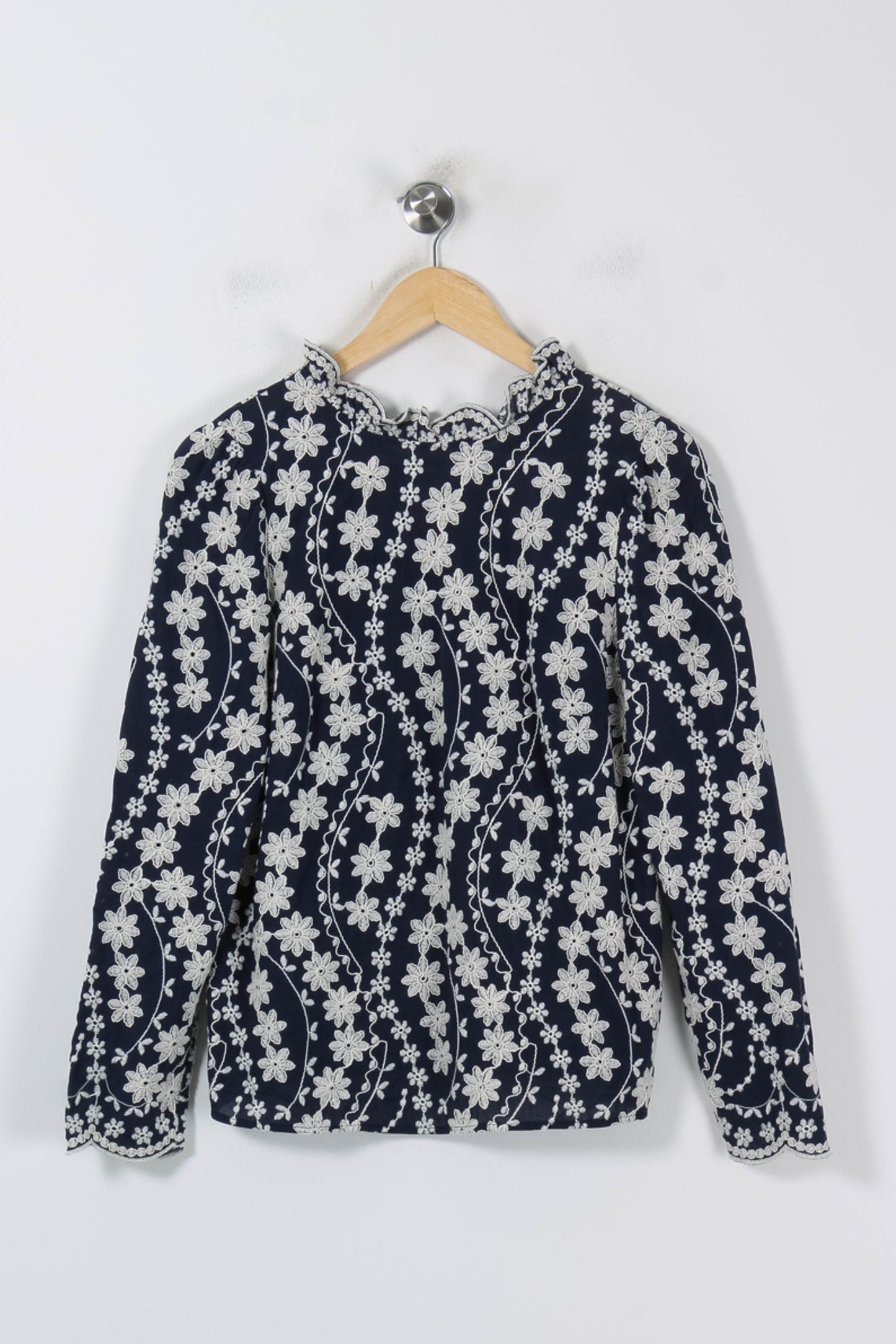 Blouse Bleu et Blanc - Taille M/38