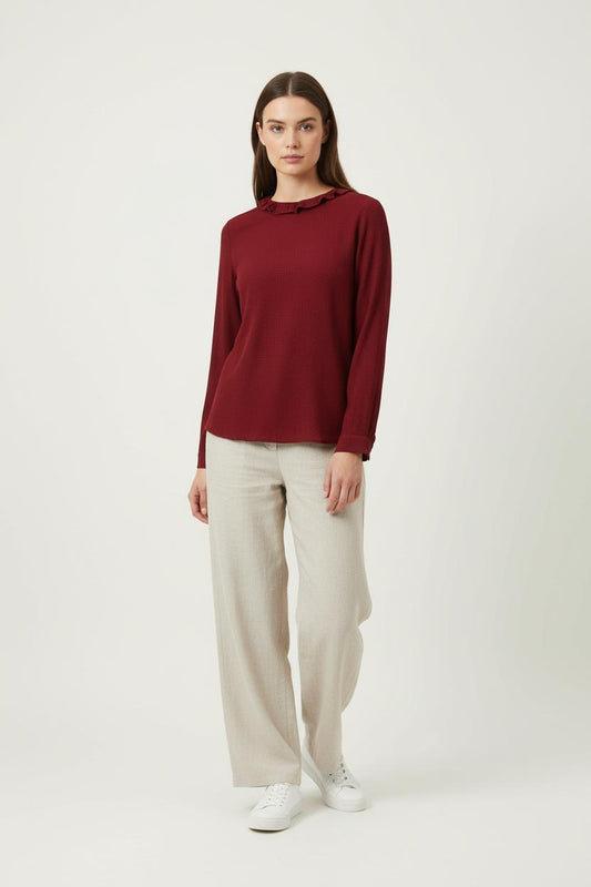 Blouse Bordeaux - Taille M/38